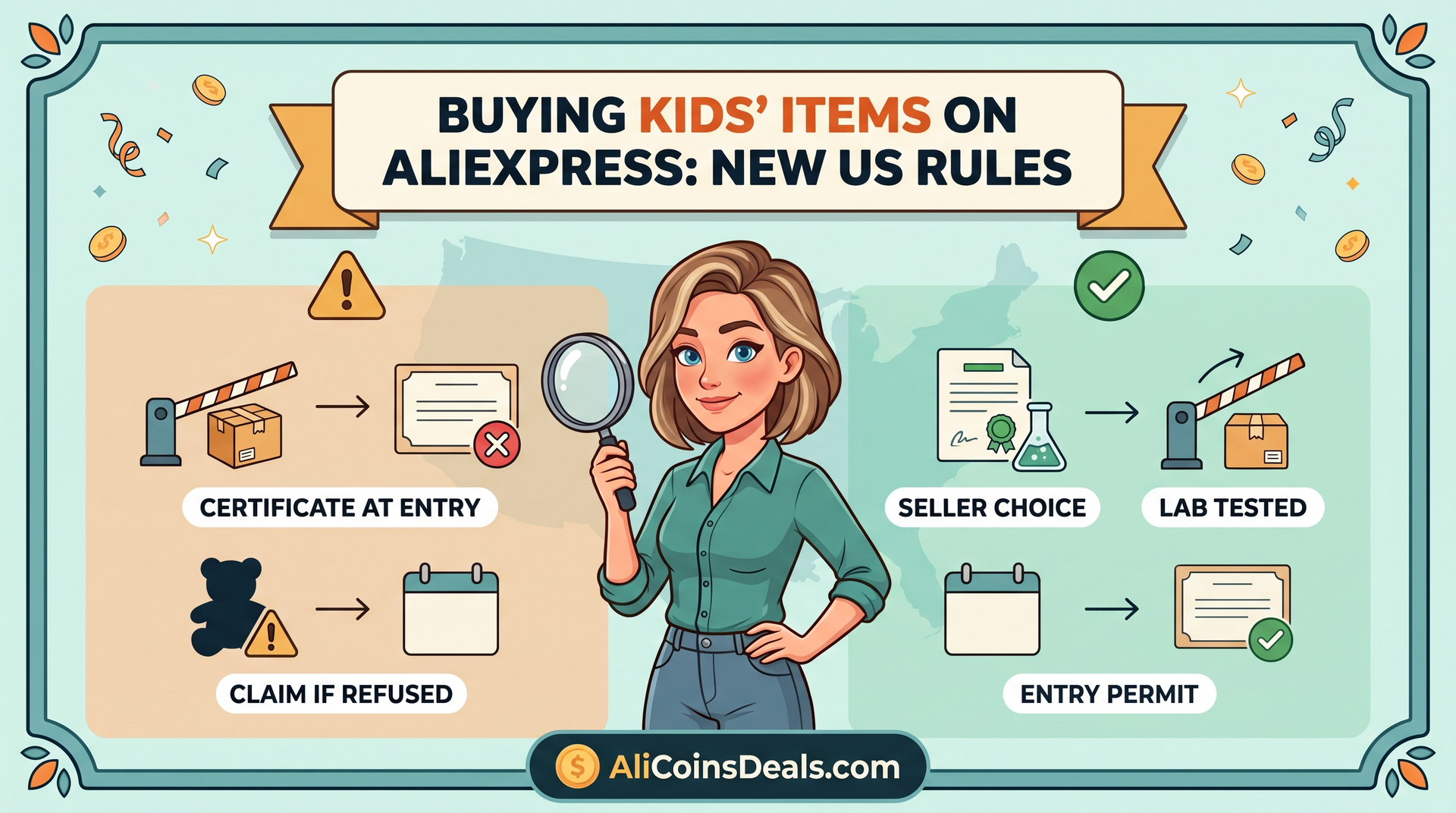 Buying Kids' Items on AliExpress: New US Rules