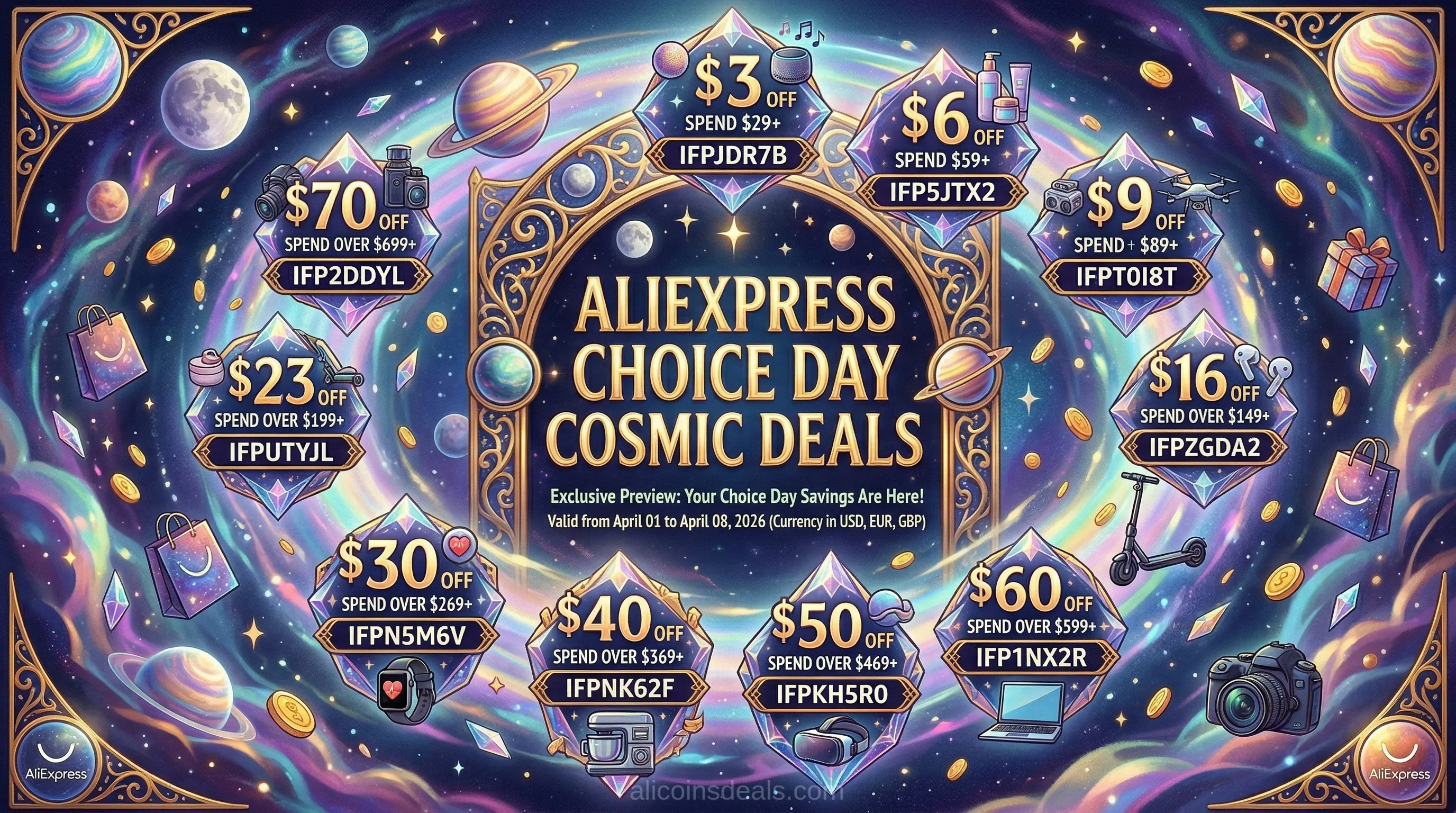 AliExpress Promo Codes: Choice Day x Outdoor Fun in Many Currencies (April 2026)
