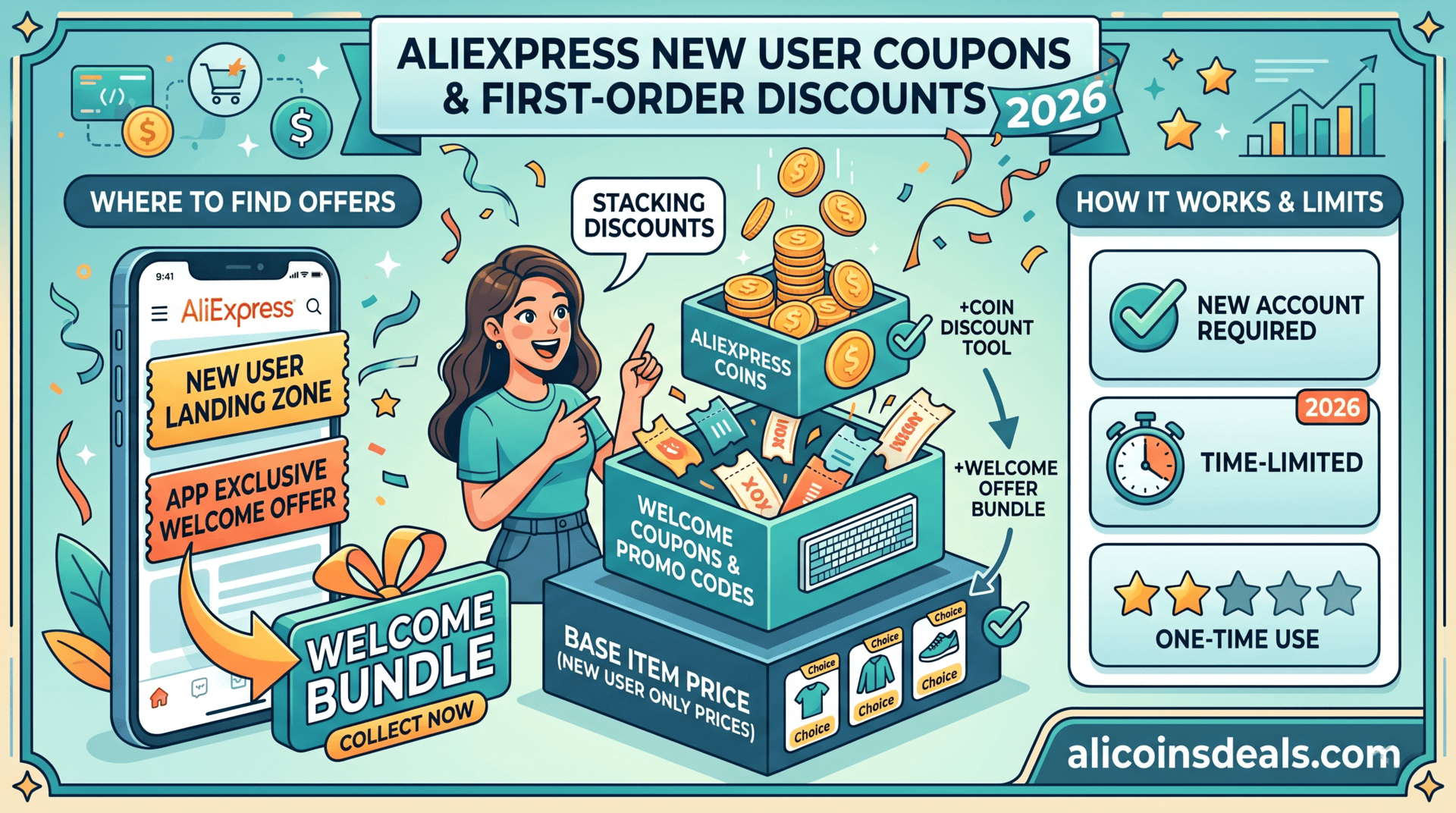 AliExpress New User Coupons and First-Order Discounts in 2026