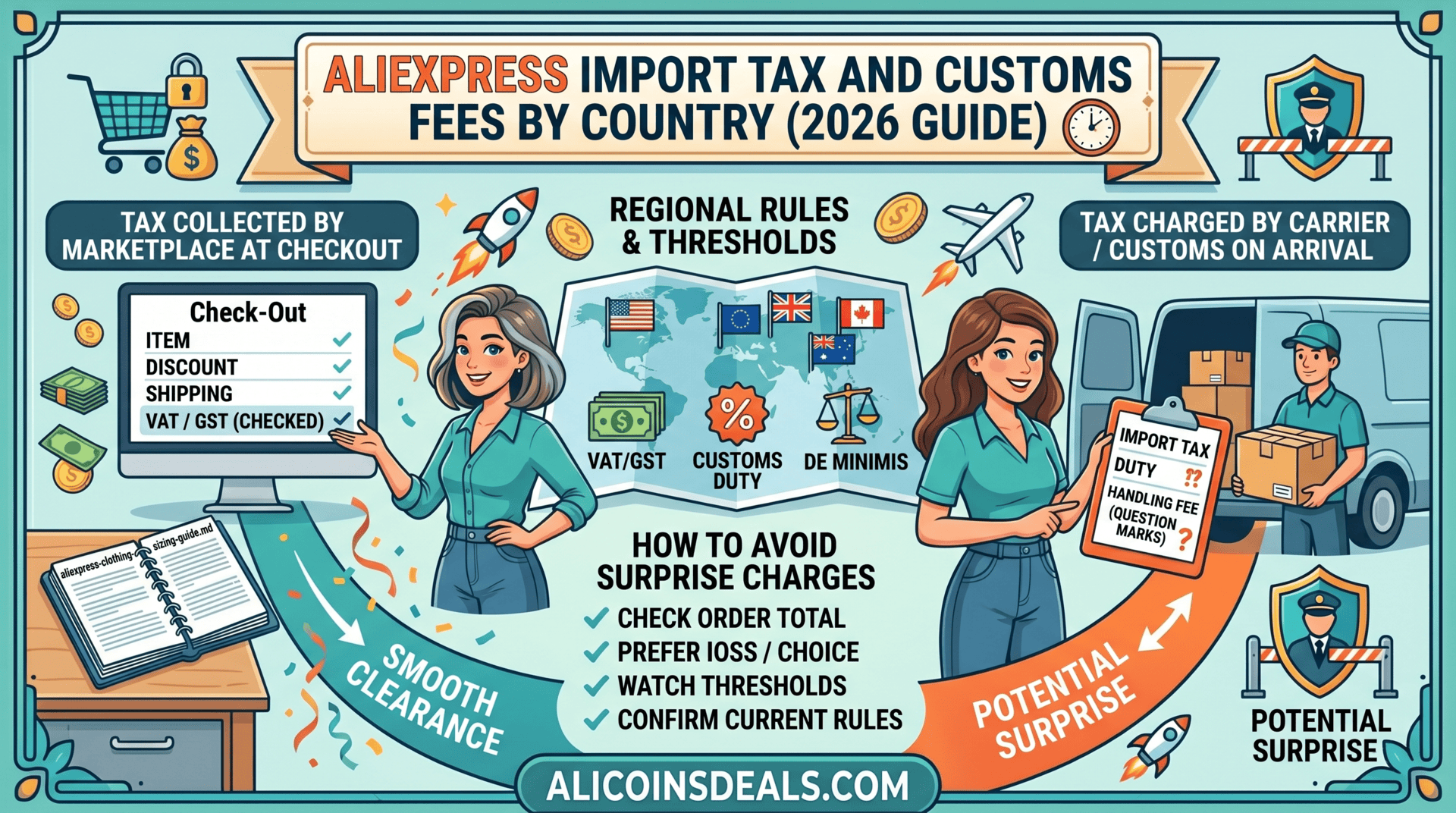 AliExpress Import Tax and Customs Fees by Country (2026 Guide)
