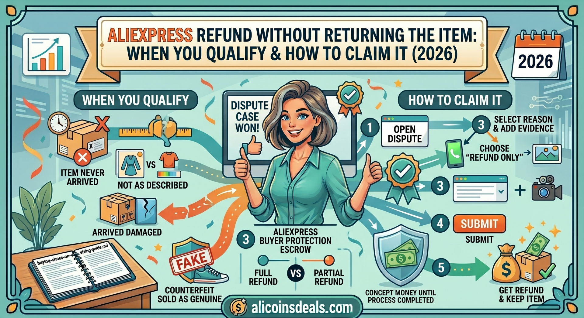 AliExpress Refund Without Returning the Item: When You Qualify and How to Claim It