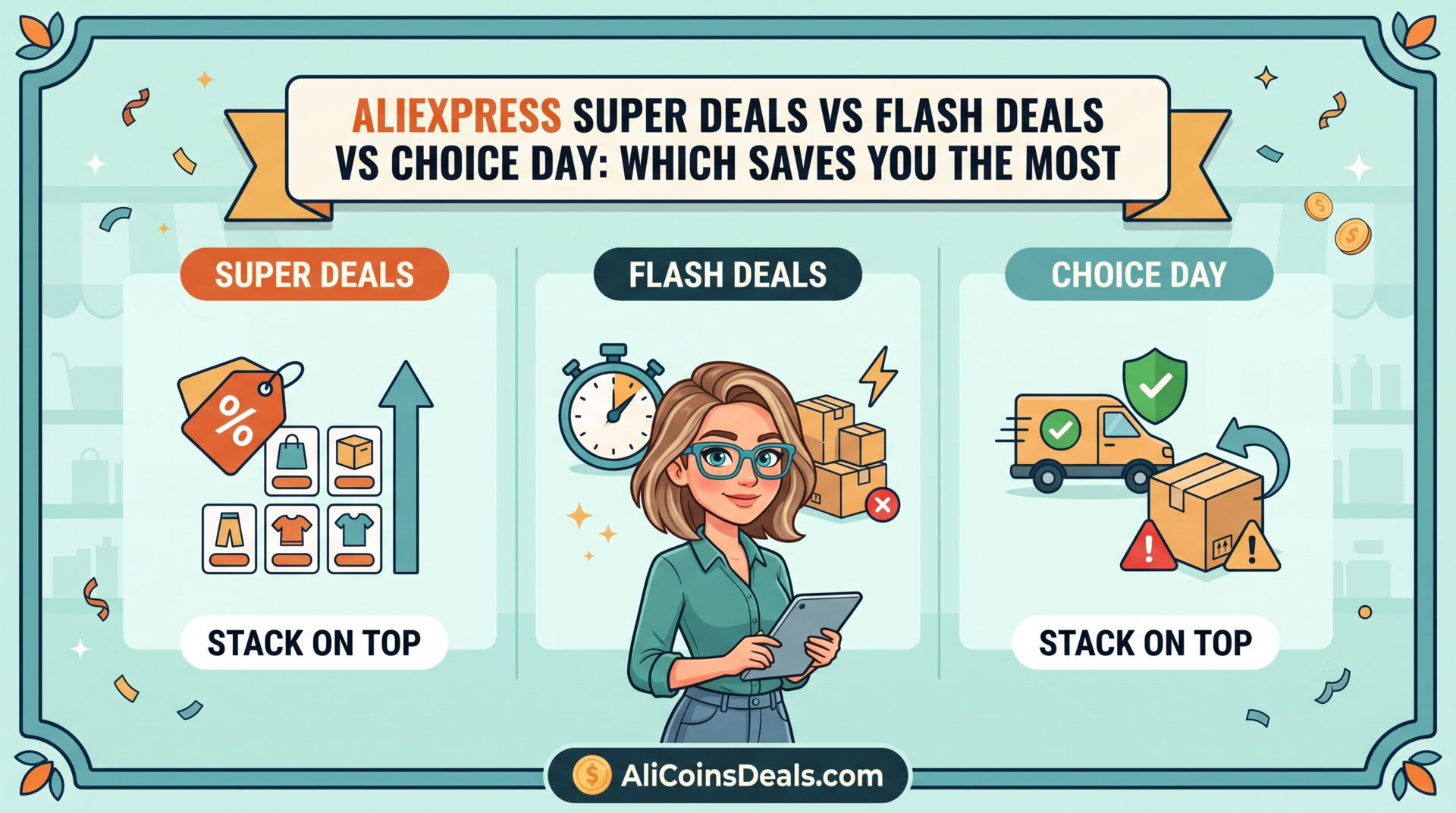 AliExpress Super Deals vs Flash Deals vs Choice Day
