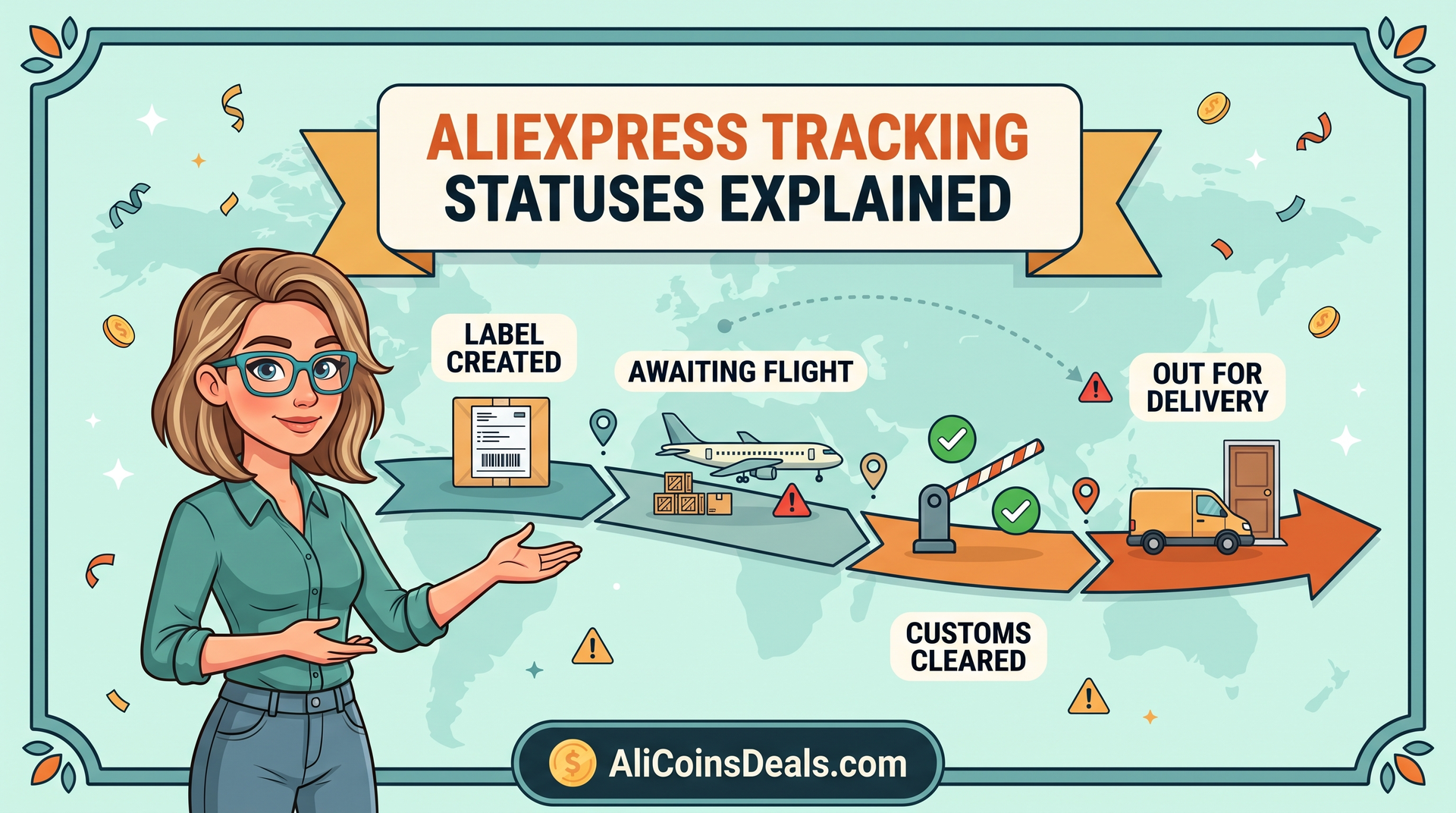 AliExpress Tracking Statuses Explained, One by One