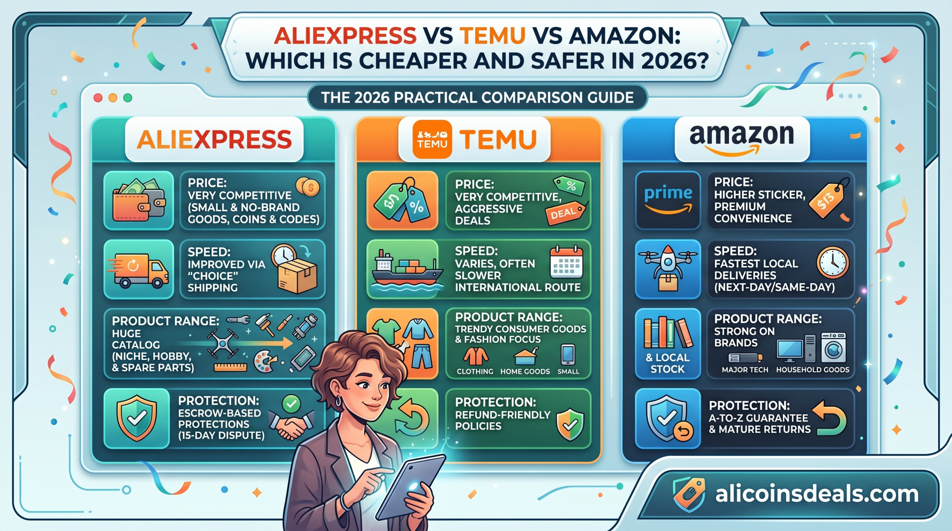 AliExpress vs Temu vs Amazon: Which Is Cheaper and Safer in 2026?