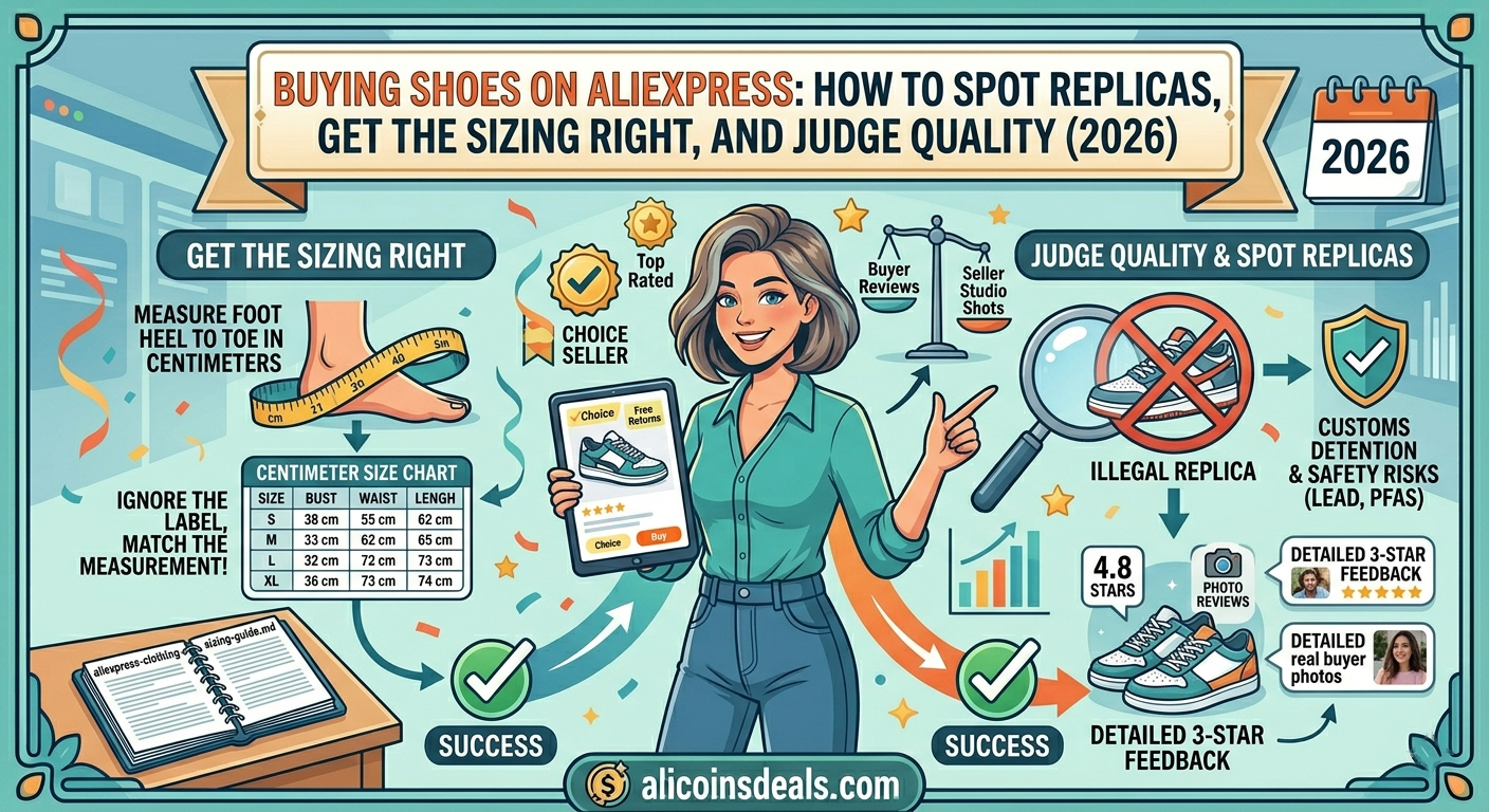 Buying Shoes on AliExpress: How to Spot Replicas, Get the Sizing Right, and Judge Quality