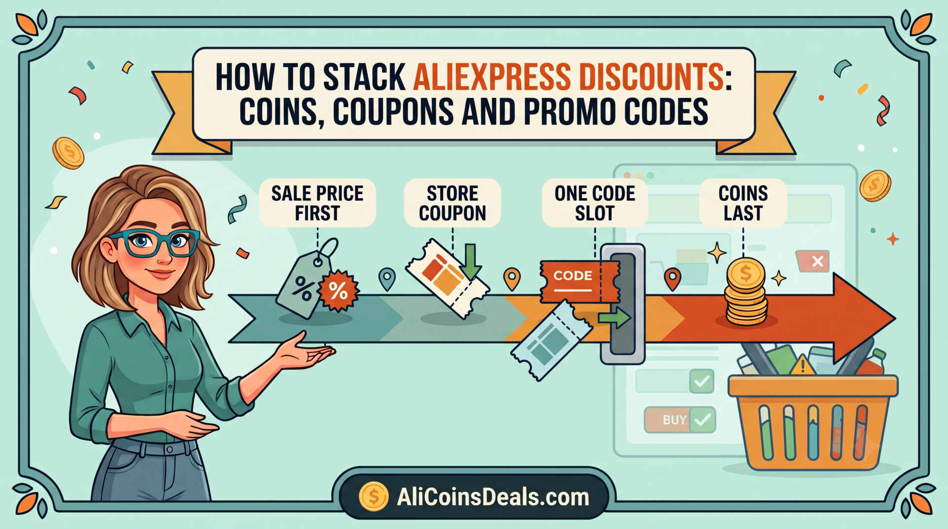 How to Stack AliExpress Discounts: Coins, Coupons, Codes