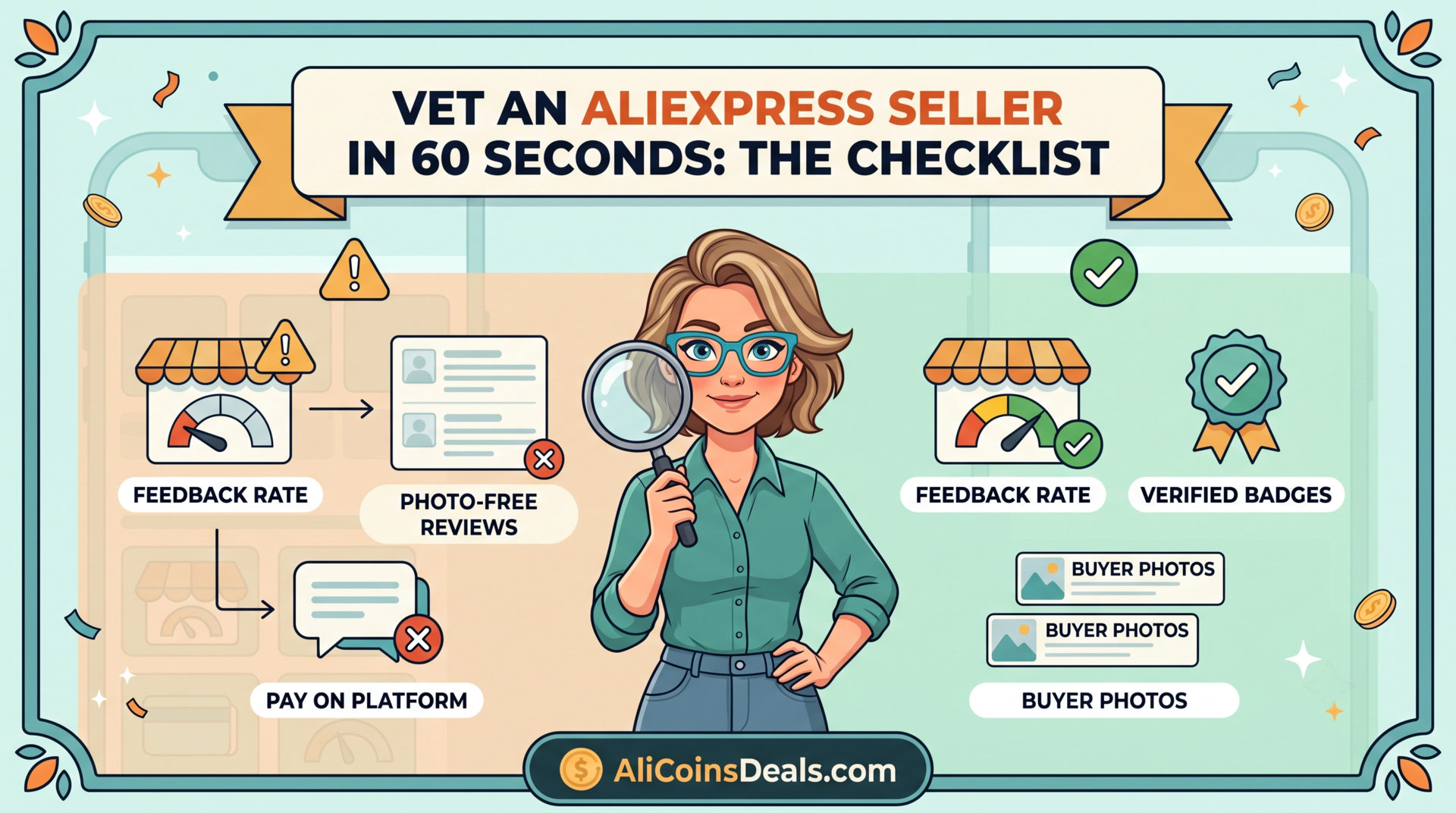 Vet an AliExpress Seller in 60 Seconds: The 2026 Checklist